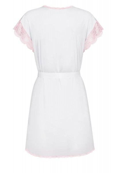Изящный коротенький пеньюар Girlly с кружевом Изящный коротенький пеньюар Girlly с кружевом