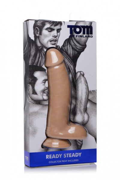 Большой гладкий фаллоимитатор Ready Steady Realistic Dildo - 26 см. Большой гладкий фаллоимитатор Ready Steady Realistic Dildo - 26 см.