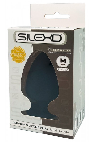 Черная анальная втулка Premium Silicone Plug M - 11 см. Черная анальная втулка Premium Silicone Plug M - 11 см.