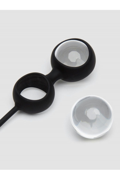 Черные вагинальные шарики Inner Goddess Glass Pleasure Balls 77g Черные вагинальные шарики Inner Goddess Glass Pleasure Balls 77g