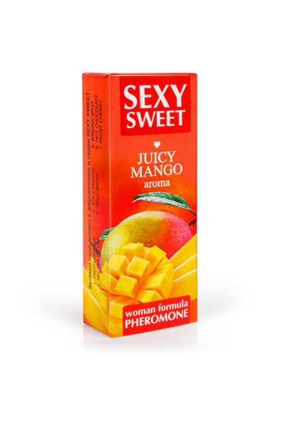 Парфюмированное средство для тела с феромонами Sexy Sweet с ароматом манго - 10 мл. Парфюмированное средство для тела с феромонами Sexy Sweet с ароматом манго - 10 мл.