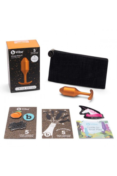 Пробка для ношения цветы бронзы B-vibe Snug Plug 2 - 11 см. Пробка для ношения цветы бронзы B-vibe Snug Plug 2 - 11 см.