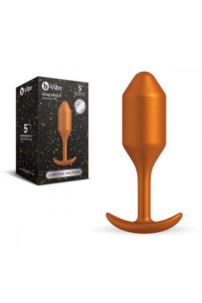 Пробка для ношения цветы бронзы B-vibe Snug Plug 2 - 11 см. Пробка для ношения цветы бронзы B-vibe Snug Plug 2 - 11 см.