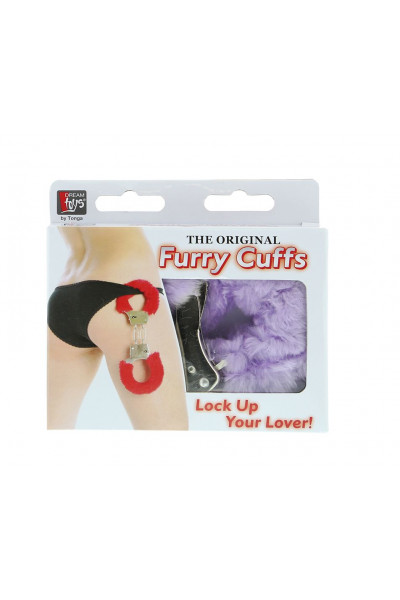 Фиолетовые меховые наручники METAL HANDCUFF WITH PLUSH LAVENDER Фиолетовые меховые наручники METAL HANDCUFF WITH PLUSH LAVENDER