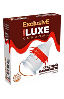 Презерватив LUXE Exclusive Красный Камикадзе - 1 шт.
