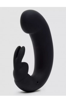 Черный мини-вибратор кролик Sensation Rechargeable G-Spot Rabbit Vibrator - 11,4 см.