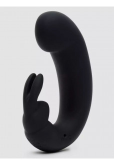 Черный мини-вибратор кролик Sensation Rechargeable G-Spot Rabbit Vibrator - 11,4 см.