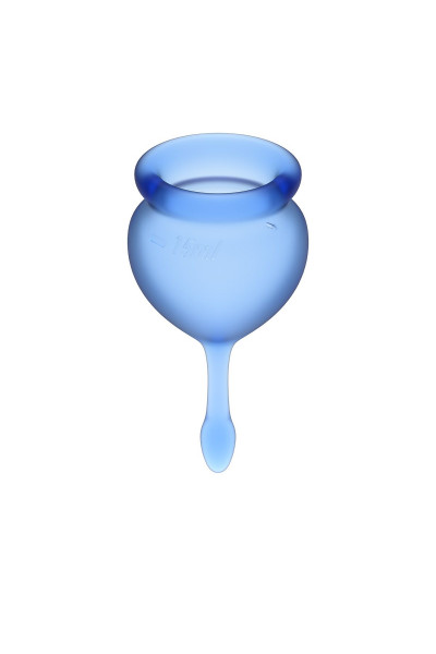 Набор синих менструальных чаш Feel good Menstrual Cup Набор синих менструальных чаш Feel good Menstrual Cup
