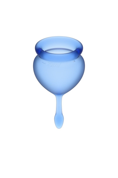 Набор синих менструальных чаш Feel good Menstrual Cup Набор синих менструальных чаш Feel good Menstrual Cup