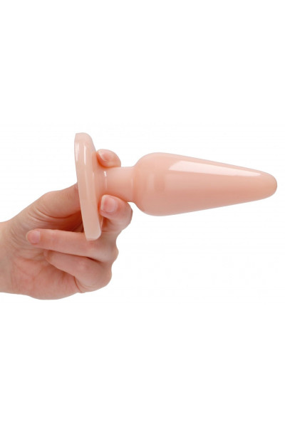 Телесная коническая анальная пробка Basic 5 Inch - 12,7 см. Телесная коническая анальная пробка Basic 5 Inch - 12,7 см.