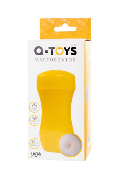 Мастурбатор-анус A-Toys в желтой колбе Мастурбатор-анус A-Toys в желтой колбе