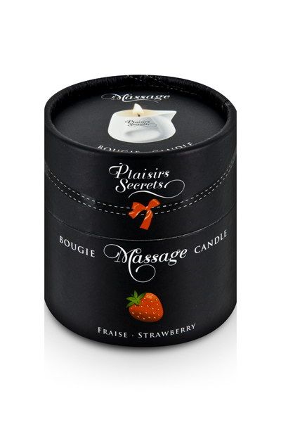 Массажная свеча с ароматом клубники Bougie de Massage Gourmande Fraise - 80 мл. Массажная свеча с ароматом клубники Bougie de Massage Gourmande Fraise - 80 мл.