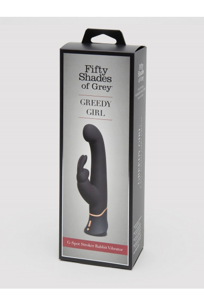 Фиолетовый вибратор-кролик Greedy Girl G-Spot Stroker Rabbit Vibrator - 24,1 см. Фиолетовый вибратор-кролик Greedy Girl G-Spot Stroker Rabbit Vibrator - 24,1 см.