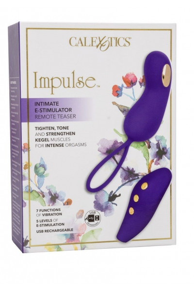 Фиолетовый вибротренажёр Кегеля с электростимуляцией Intimate E-Stimulator Remote Teaser Фиолетовый вибротренажёр Кегеля с электростимуляцией Intimate E-Stimulator Remote Teaser