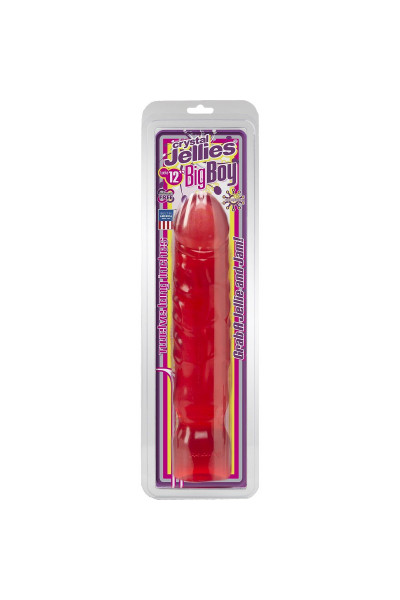 Большой розовый фаллоимитатор Crystal Jellies 12 Big Boy - 29,5 см. Большой розовый фаллоимитатор Crystal Jellies 12 Big Boy - 29,5 см.
