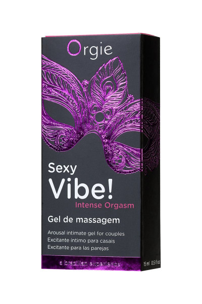 Гель для массажа ORGIE Sexy Vibe Intense Orgasm - 15 мл. Гель для массажа ORGIE Sexy Vibe Intense Orgasm - 15 мл.