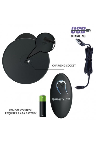 Анальная пробка с вибрацией и пультом управления Remote Control Vibrating Plug - 11 см. Анальная пробка с вибрацией и пультом управления Remote Control Vibrating Plug - 11 см.