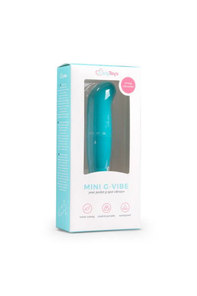 Голубой мини-вибратор для G-стимуляции Easytoys Mini G-Spot Vibrator - 12 см. Голубой мини-вибратор для G-стимуляции Easytoys Mini G-Spot Vibrator - 12 см.