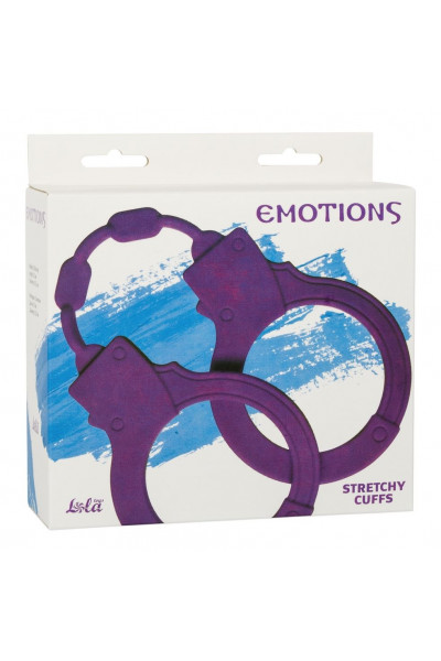 Фиолетовые силиконовые наручники Stretchy Cuffs Purple Фиолетовые силиконовые наручники Stretchy Cuffs Purple