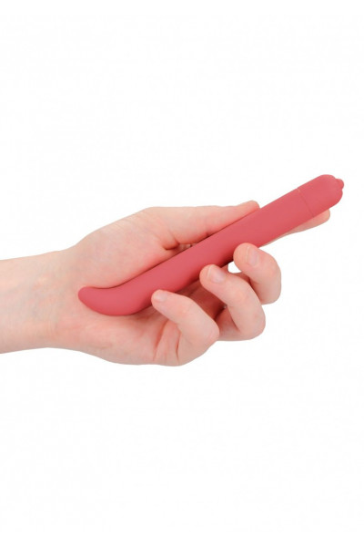 Розовый компактный вибростимулятор G-Spot Vibrator - 16 см. Розовый компактный вибростимулятор G-Spot Vibrator - 16 см.