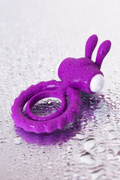 Фиолетовое эрекционное кольцо на пенис JOS GOOD BUNNY Фиолетовое эрекционное кольцо на пенис JOS GOOD BUNNY