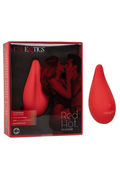 Красный клиторальный вибромассажер Red Hot Flicker Красный клиторальный вибромассажер Red Hot Flicker