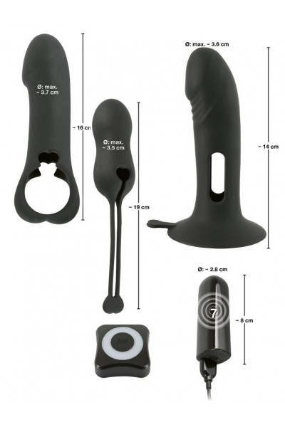 Вибропуля со сменными насадками Vibro-bullet with Remote Control Вибропуля со сменными насадками Vibro-bullet with Remote Control