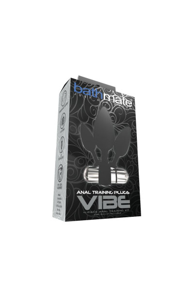 Набор из 3 анальных плагов и вибропули Bathmate Anal Training Plugs VIBE Набор из 3 анальных плагов и вибропули Bathmate Anal Training Plugs VIBE