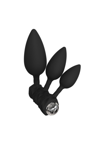 Набор из 3 анальных плагов и вибропули Bathmate Anal Training Plugs VIBE Набор из 3 анальных плагов и вибропули Bathmate Anal Training Plugs VIBE