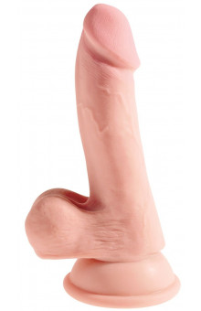 Телесный фаллоимитатор на присоске 6,5 Triple Density Cock - 20,3 см.