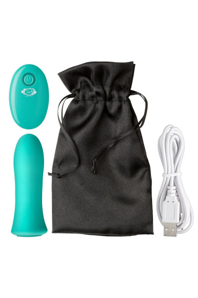 Зеленая вибропуля с пультом ДУ Pro Sensual Bullet Vibrator Зеленая вибропуля с пультом ДУ Pro Sensual Bullet Vibrator