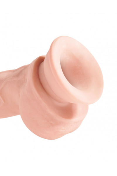Телесный фаллоимитатор на присоске 8 Triple Density Fat Cock with Balls - 24,1 см. Телесный фаллоимитатор на присоске 8 Triple Density Fat Cock with Balls - 24,1 см.