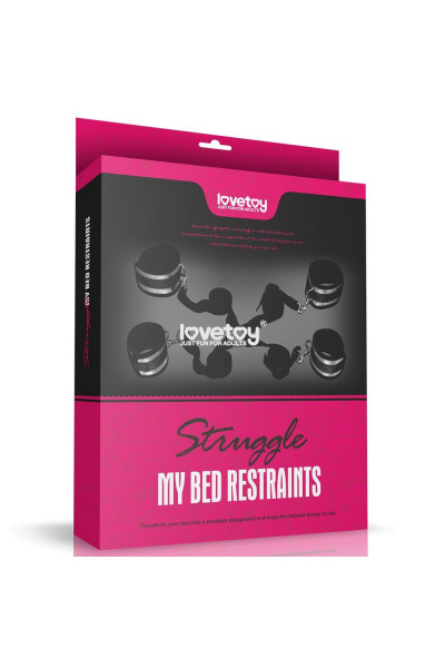 Набор для фиксации Struggle My Bed Restraints Набор для фиксации Struggle My Bed Restraints
