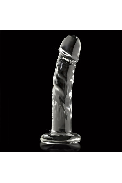Прозрачный стеклянный фаллоимитатор Icicles №62 - 16,5 см. Прозрачный стеклянный фаллоимитатор Icicles №62 - 16,5 см.