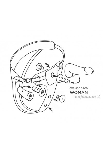 Реалистичный страпон Woman Midi с вагинальной пробкой - 19 см. Реалистичный страпон Woman Midi с вагинальной пробкой - 19 см.