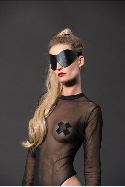 Черная сплошная маска на глаза PREMIUM EYE MASK Черная сплошная маска на глаза PREMIUM EYE MASK
