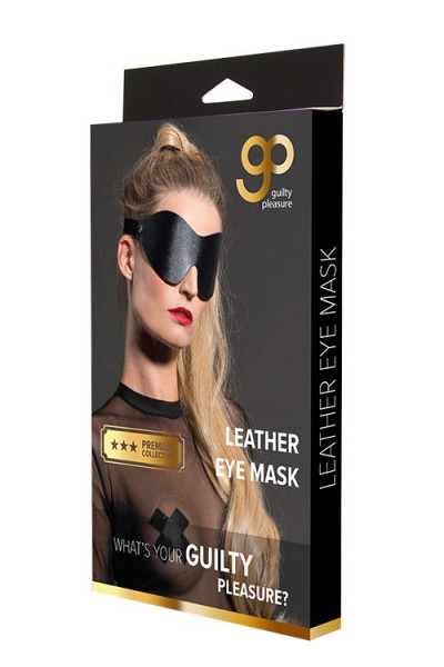 Черная сплошная маска на глаза PREMIUM EYE MASK Черная сплошная маска на глаза PREMIUM EYE MASK