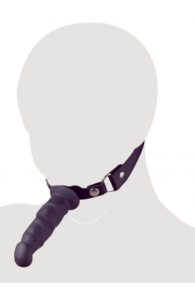 Кляп с наружным фаллоимитатором Knebel mit Dildo Кляп с наружным фаллоимитатором Knebel mit Dildo
