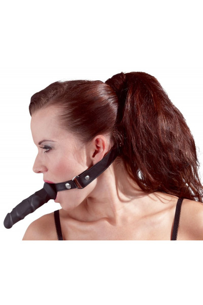Кляп с наружным фаллоимитатором Knebel mit Dildo Кляп с наружным фаллоимитатором Knebel mit Dildo