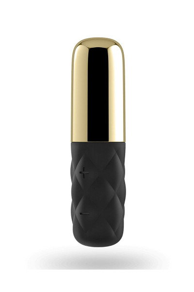 Чёрно-золотистая вибропуля Satisfyer Lovely Honey Чёрно-золотистая вибропуля Satisfyer Lovely Honey