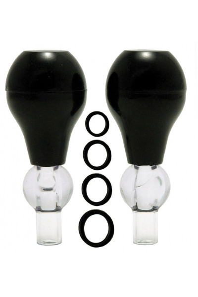Набор для стимуляции груди Nipple Pump 10 Pieces: 2 помпы и 8 колечек Набор для стимуляции груди Nipple Pump 10 Pieces: 2 помпы и 8 колечек