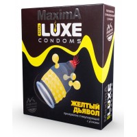 Презерватив LUXE Maxima  Желтый дьявол  - 1 шт.