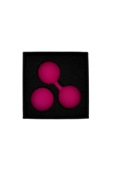 Ярко-розовый набор для тренировки вагинальных мышц Kegel Balls Ярко-розовый набор для тренировки вагинальных мышц Kegel Balls