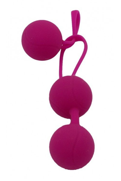 Ярко-розовый набор для тренировки вагинальных мышц Kegel Balls Ярко-розовый набор для тренировки вагинальных мышц Kegel Balls
