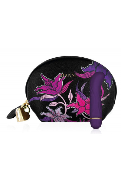 Фиолетовый G-стимулятор с вибрацией Mini G Floral - 10 см. Фиолетовый G-стимулятор с вибрацией Mini G Floral - 10 см.