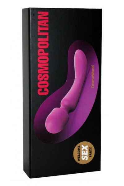 Розовый двусторонний вибратор CosmoWand - 24 см. Розовый двусторонний вибратор CosmoWand - 24 см.