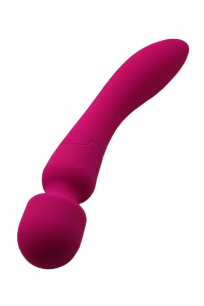 Розовый двусторонний вибратор CosmoWand - 24 см. Розовый двусторонний вибратор CosmoWand - 24 см.