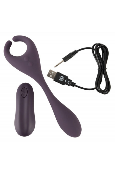 Фиолетовый универсальный вибратор Remote Controlled Couples Vibrator Фиолетовый универсальный вибратор Remote Controlled Couples Vibrator