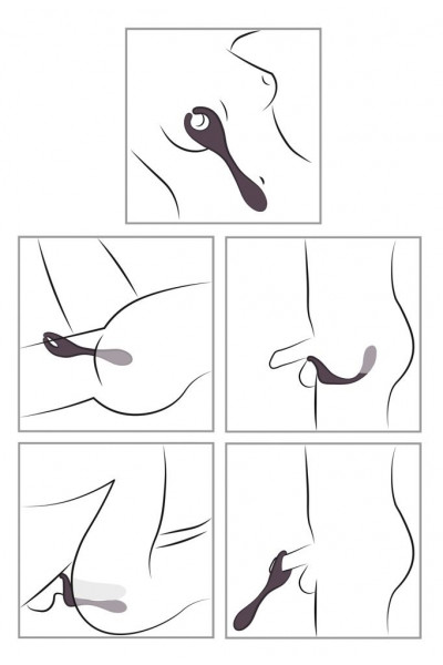 Фиолетовый универсальный вибратор Remote Controlled Couples Vibrator Фиолетовый универсальный вибратор Remote Controlled Couples Vibrator