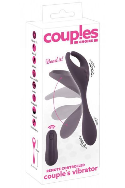 Фиолетовый универсальный вибратор Remote Controlled Couples Vibrator Фиолетовый универсальный вибратор Remote Controlled Couples Vibrator